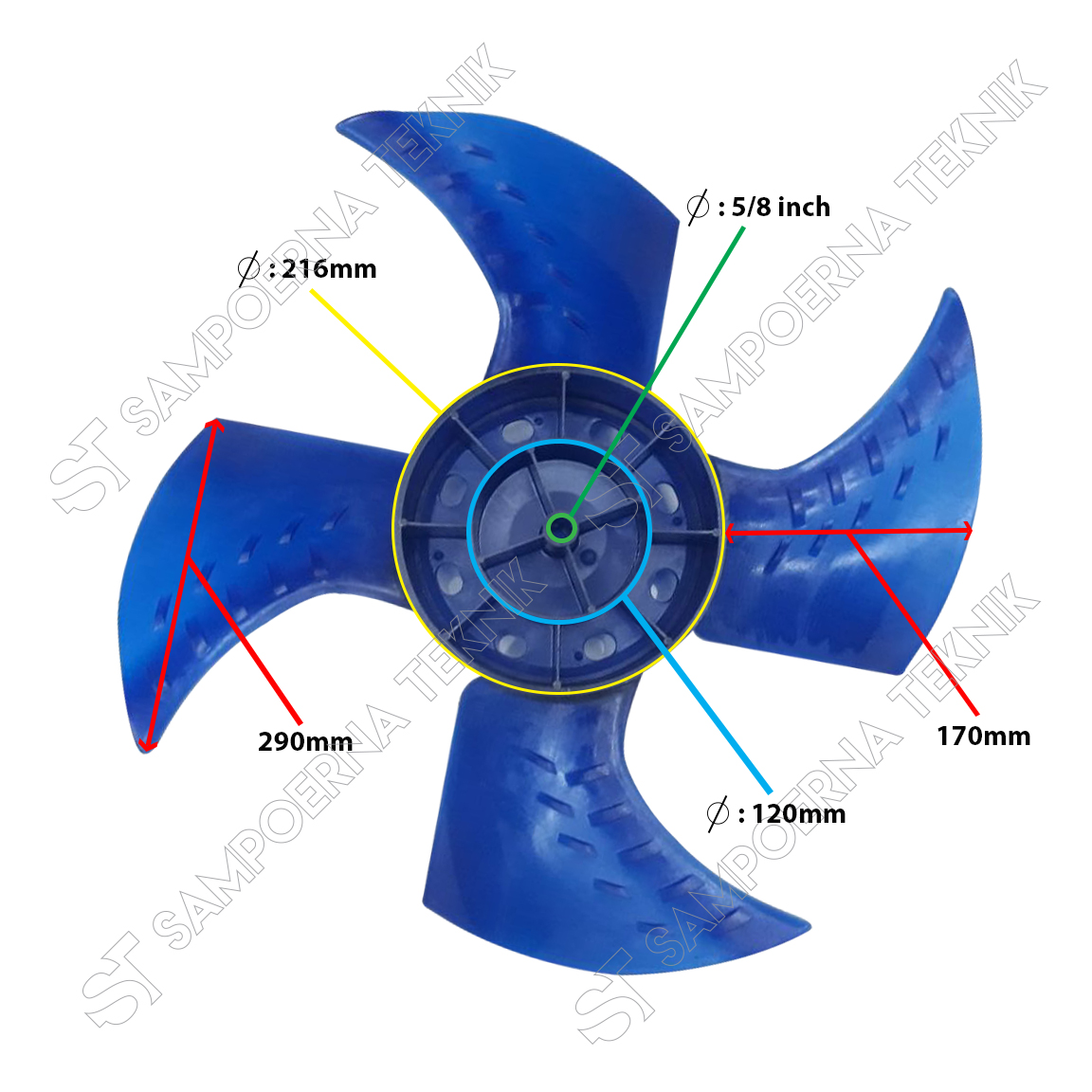 jual fanblade ac